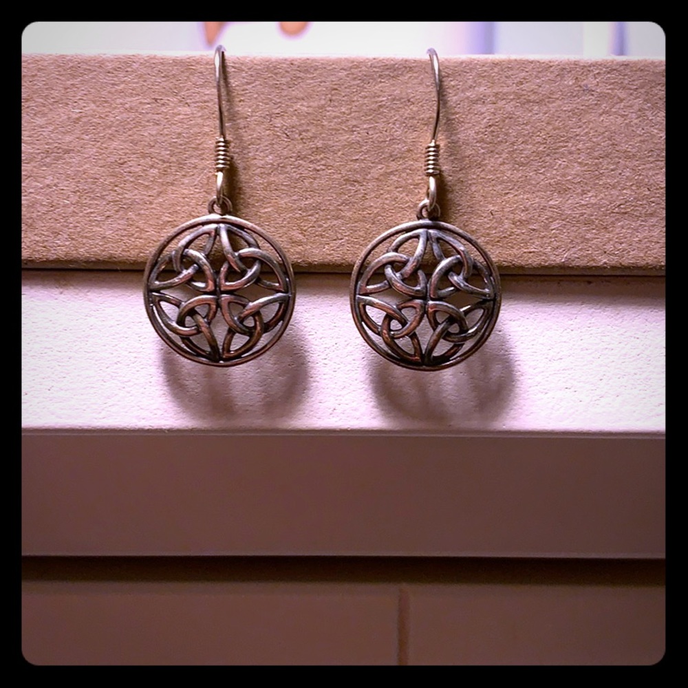 Circular Dangling Earrings